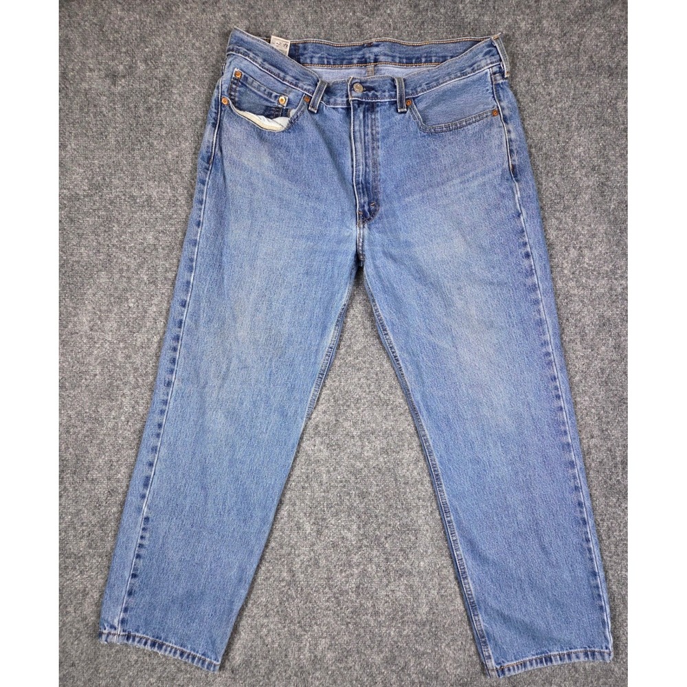 Levi's 550 Relaxed Fit Jeans Mens 36x30 Blue Denim Tapered Leg 00550-4891 - Picture 2 of 13